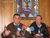 El concejal de Personal, Roque Molina, y el portavoz del gobierno municipal, Martínez Andreo, ofrecieron una rueda de prensa