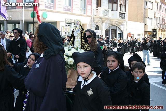 Procesin Viernes Santo maana 2010 - Reportaje II (Recogida) - 508